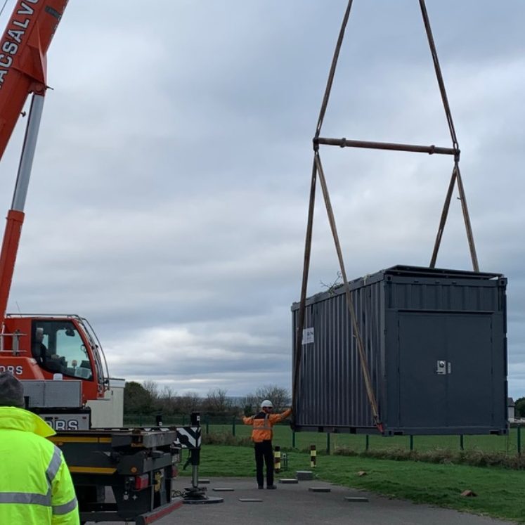 Deployment of the 4-NM-2023 neutron monitor station.