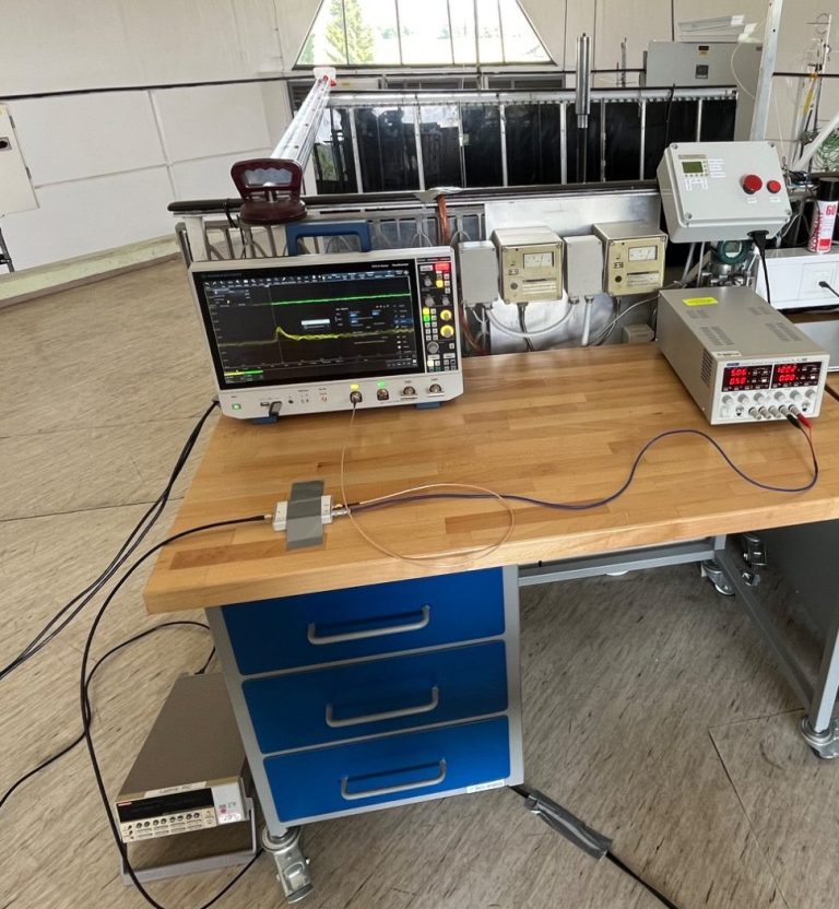 Experimental setup for the irradiation of a diamond detector at the The Jožef Stefan Institute (JSI) TRIGA reactor, Slovenia, 14-16 May 2025. Experimental setup for the irradiation of a diamond detector at the The Jožef Stefan Institute (JSI) TRIGA reactor, Slovenia.